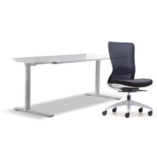 Load image into Gallery viewer, schiavello home office furniture bundle package 1 krossi desk and white dash chair without arms
