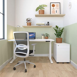schiavello home office furniture with dash desk chair and white krossi electric adjustable desk